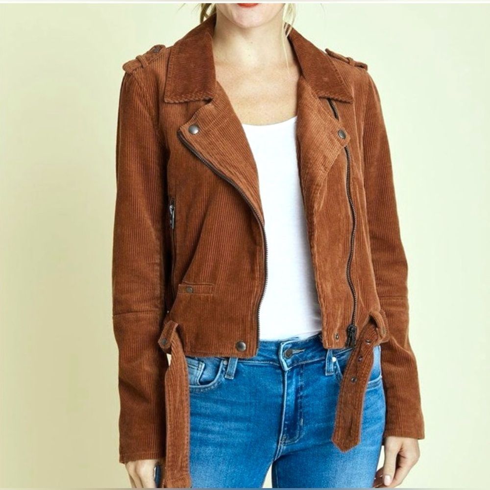 Blank NYC Brown Corduroy Jacket